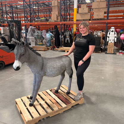 Gray Donkey Statue A0130G-080044-H