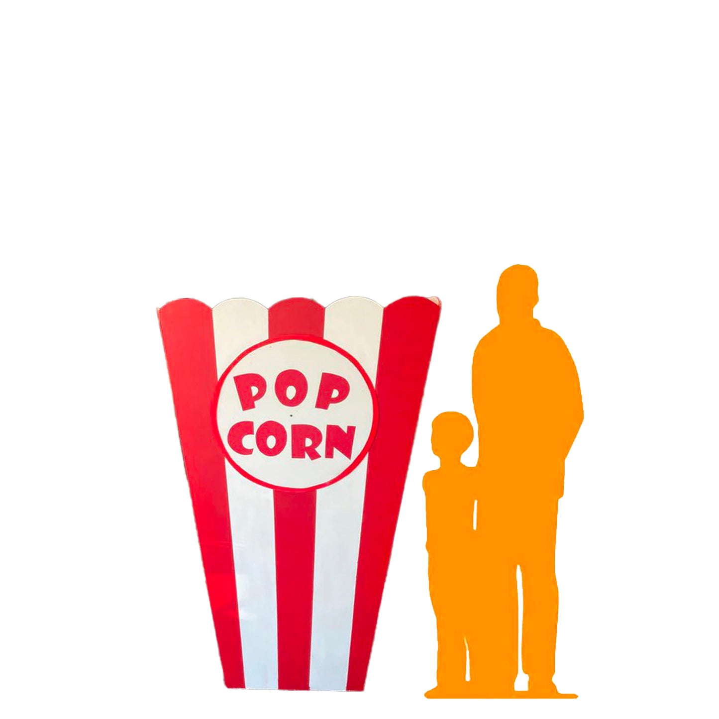 Large Popcorn Statue