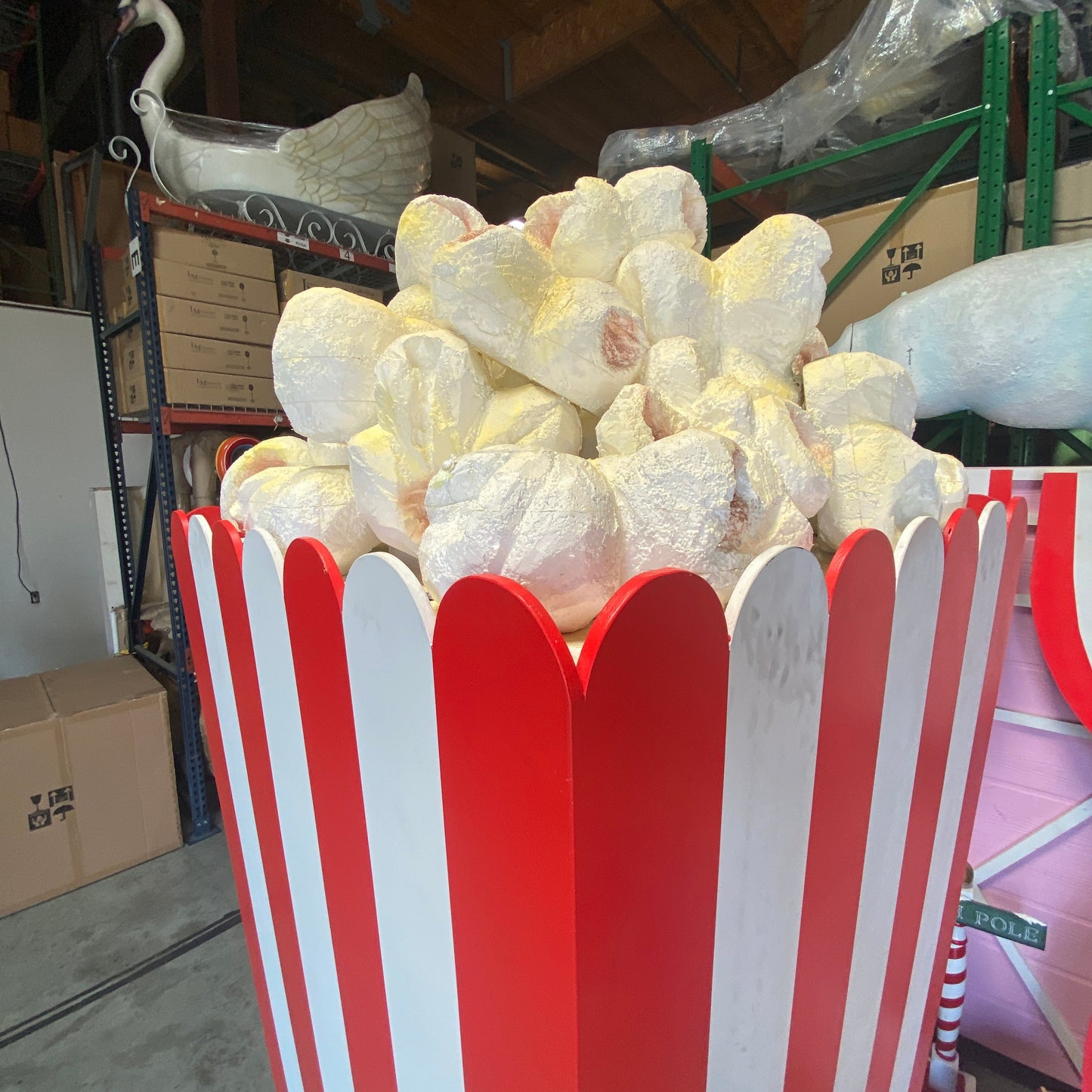 Giant Popcorn Statue