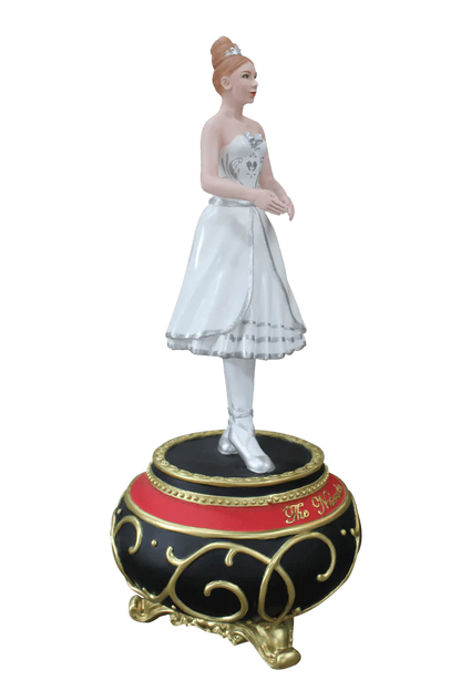 Ballerina Dancer on Music Box Statue