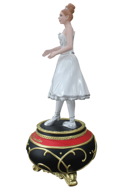 Ballerina Dancer on Music Box Statue