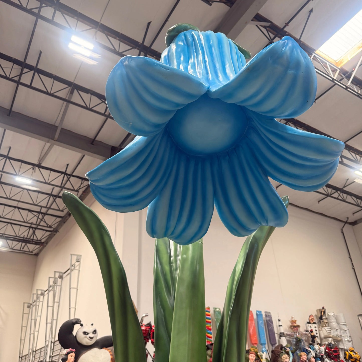 Giant Blue Flower Statue F0232B-2200-5-T