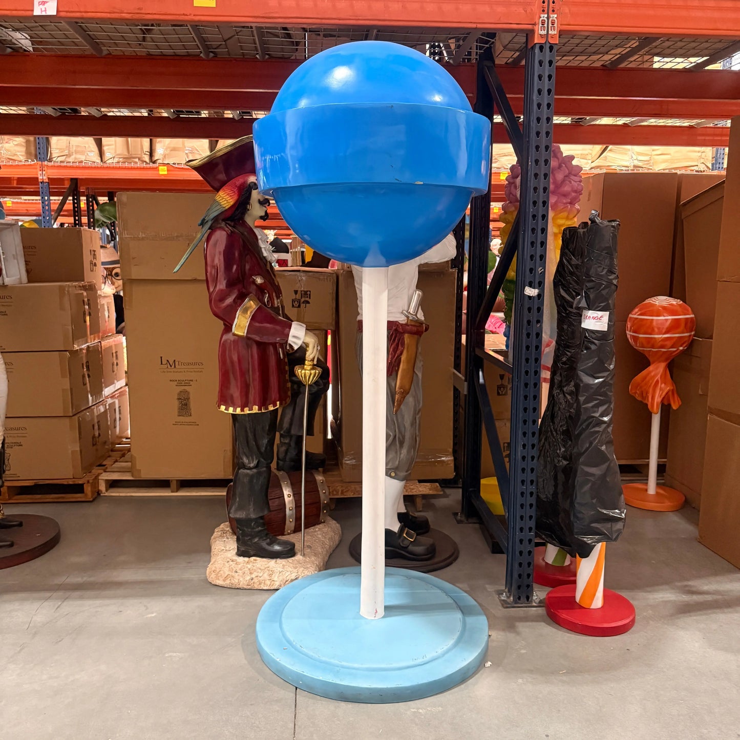 Large Blue Sugar Pop Statue R0345BB-S242-PT