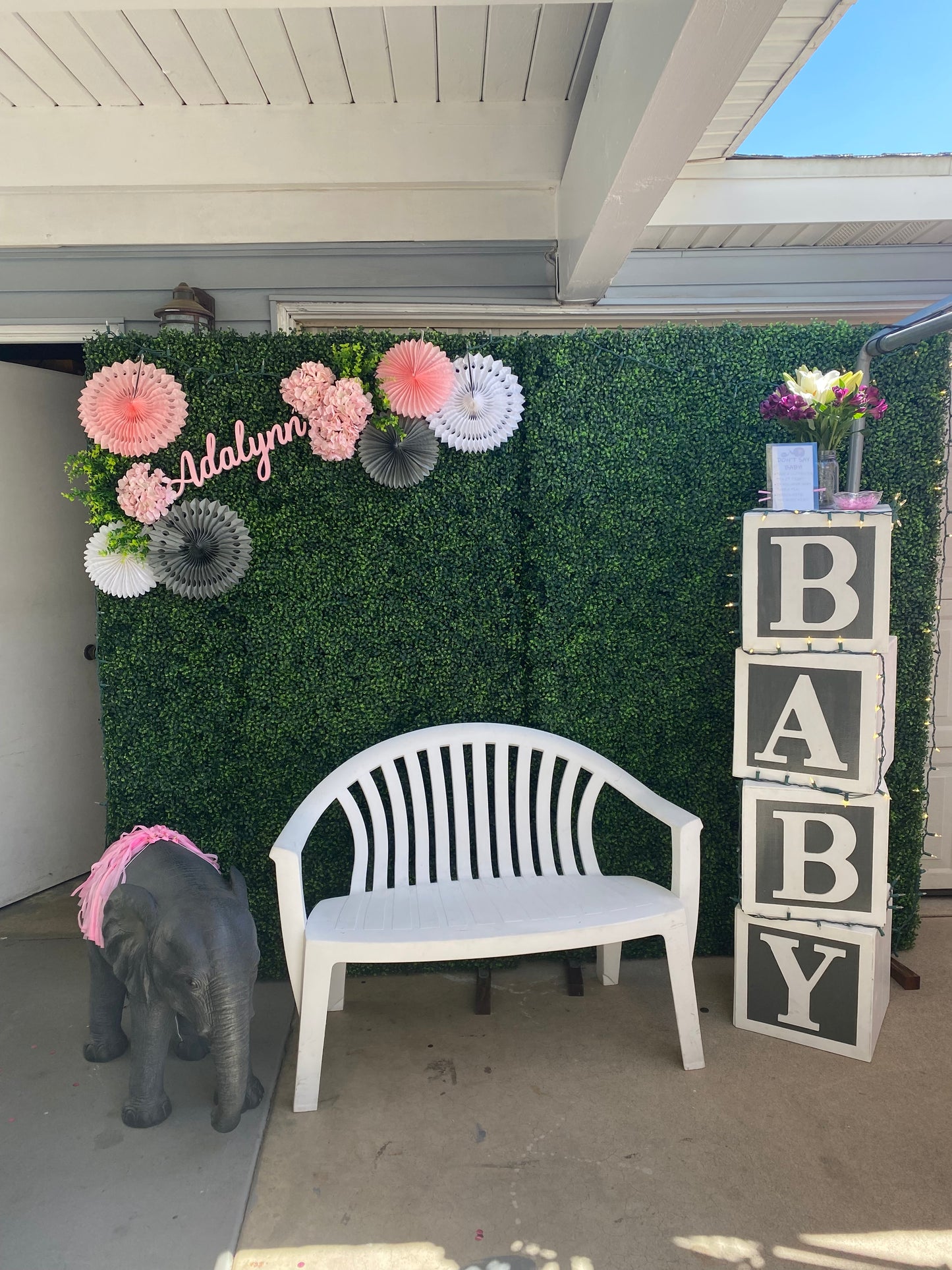 Giant BABY Blocks Over Size Statue