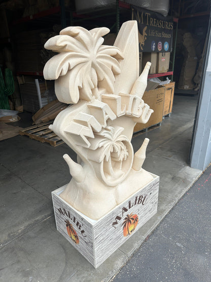 Malibu Rum Sandcastle Over Sized Statue