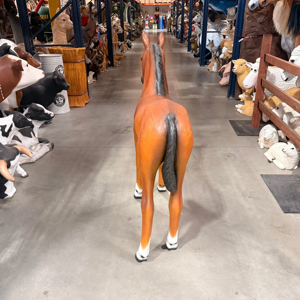 Pony Foal Horse Standing Statue A0332-120043-H