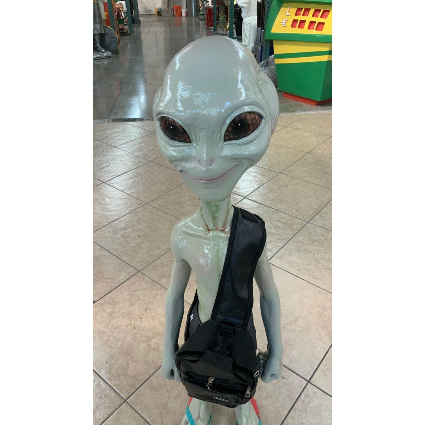 Alien Paul Space Statue Prop Decor Life Size Resin - LM Treasures Prop Rentals 