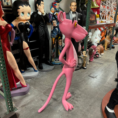 Standing Pink Panther Statue