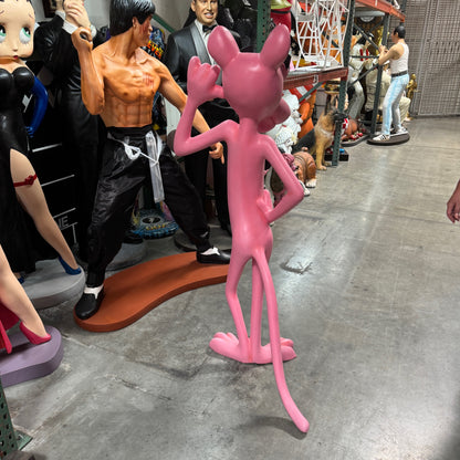 Standing Pink Panther Statue