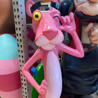 Standing Pink Panther Statue