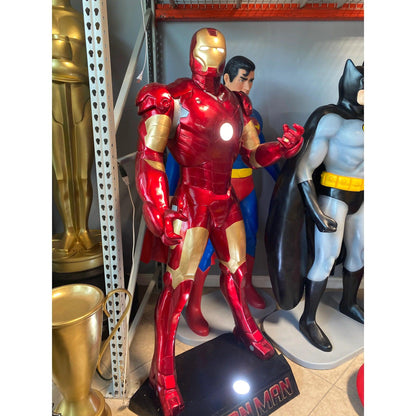 Iron Metal Man Super Hero Life Size Statue - LM Treasures Prop Rentals 