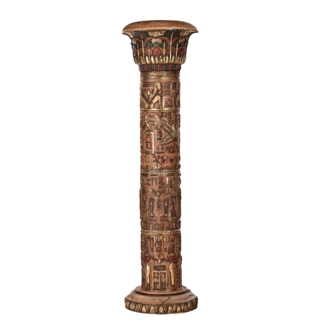 Egyptian Column Life Size Statue