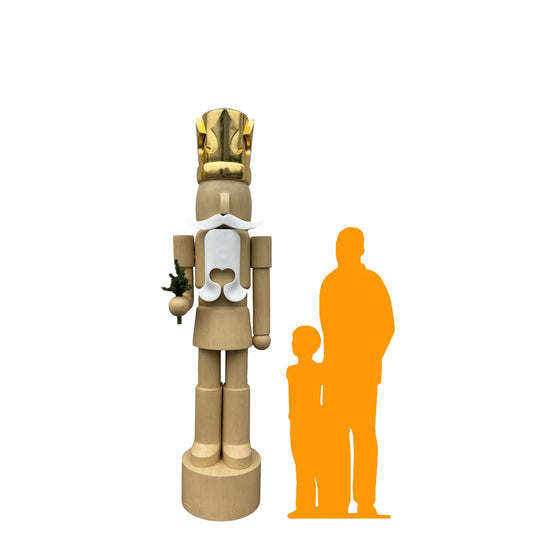 Wood Nutcracker Life Size Christmas Statue S0314WD-NORD-P