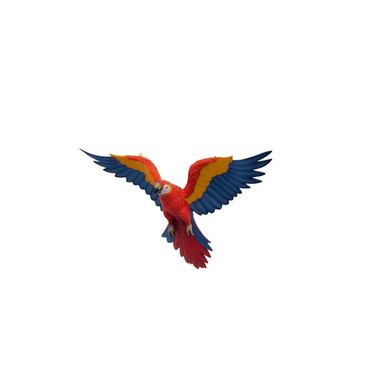 Rainbow Flying Parrot Statue