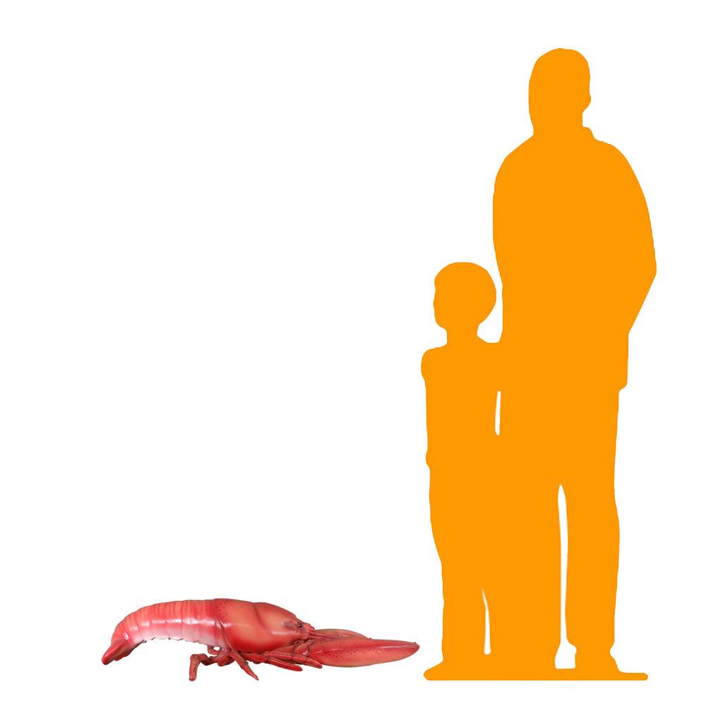 Lobster Life Size Staute - LM Treasures Prop Rentals 