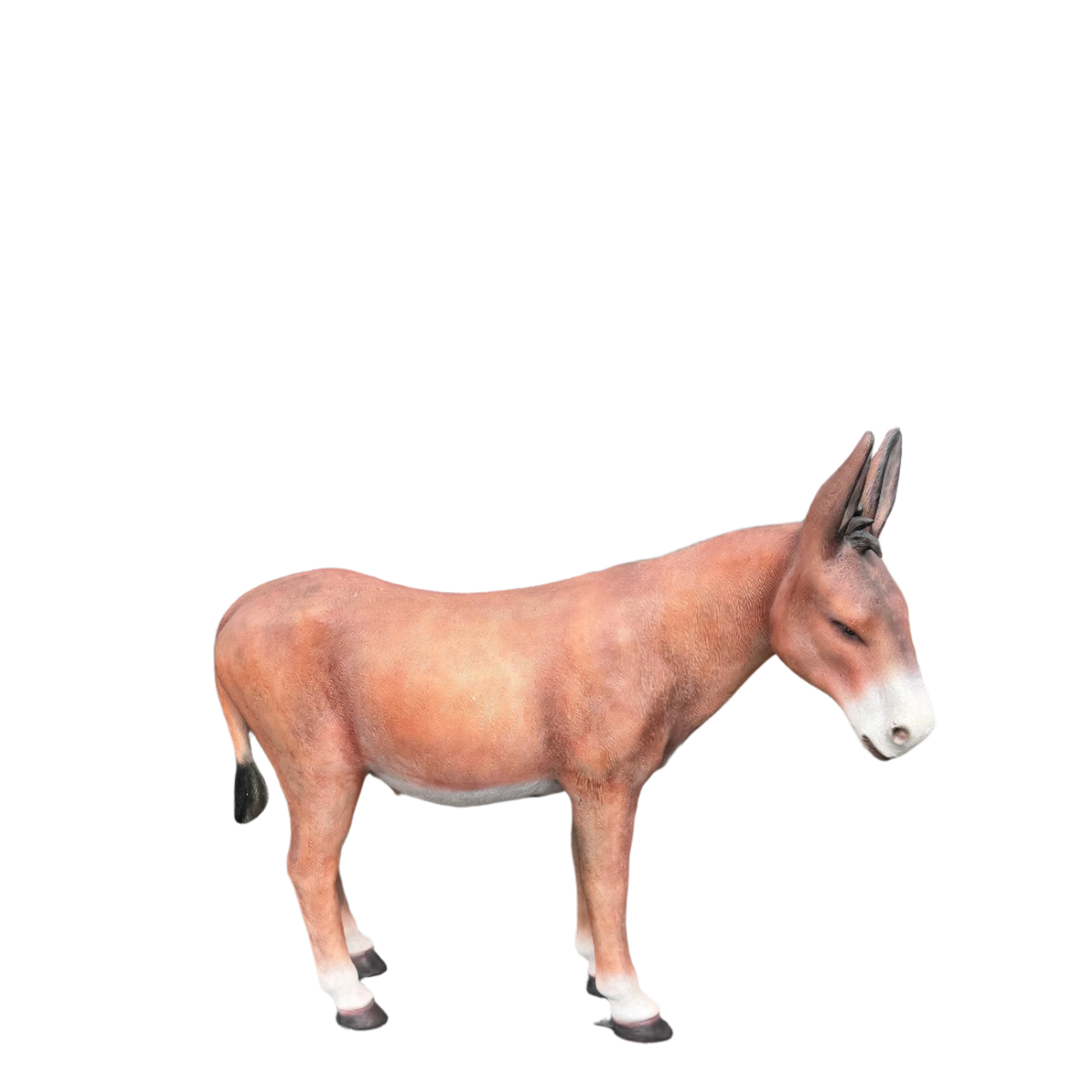 Brown Donkey Mule Statue