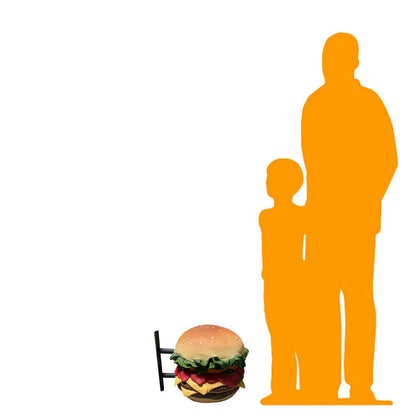 Small Cheeseburger Statue