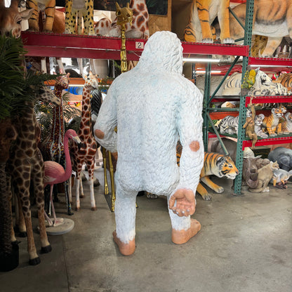 White Abominable Snowman Yeti Statue