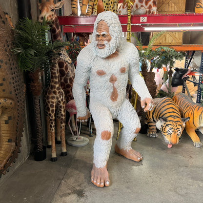 White Abominable Snowman Yeti Statue