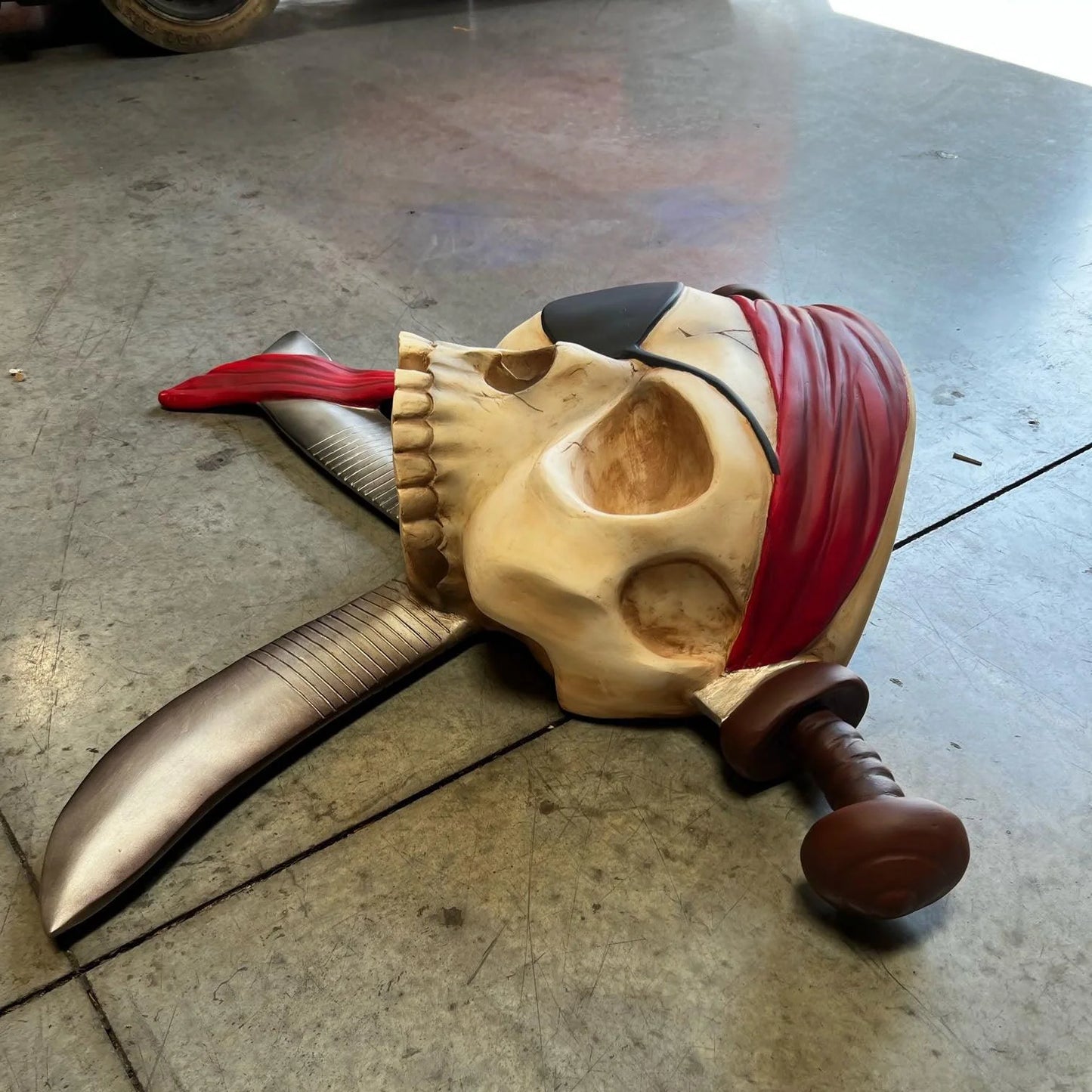 Pirate Skeleton Wall Decor Statue