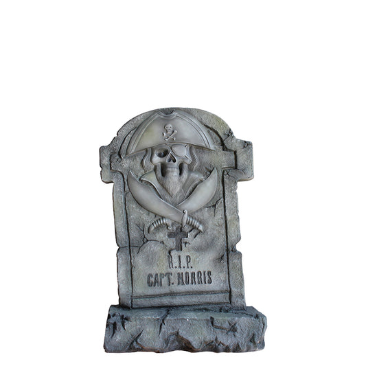 Pirate Captain Tombstone Statue