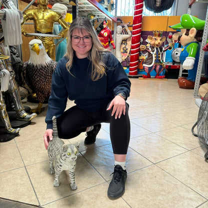 Egyptian Mau Cat Life Size Statue