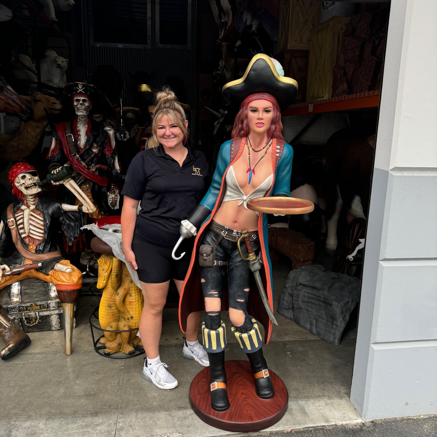 Pirate Lady Anne Life Size Statue