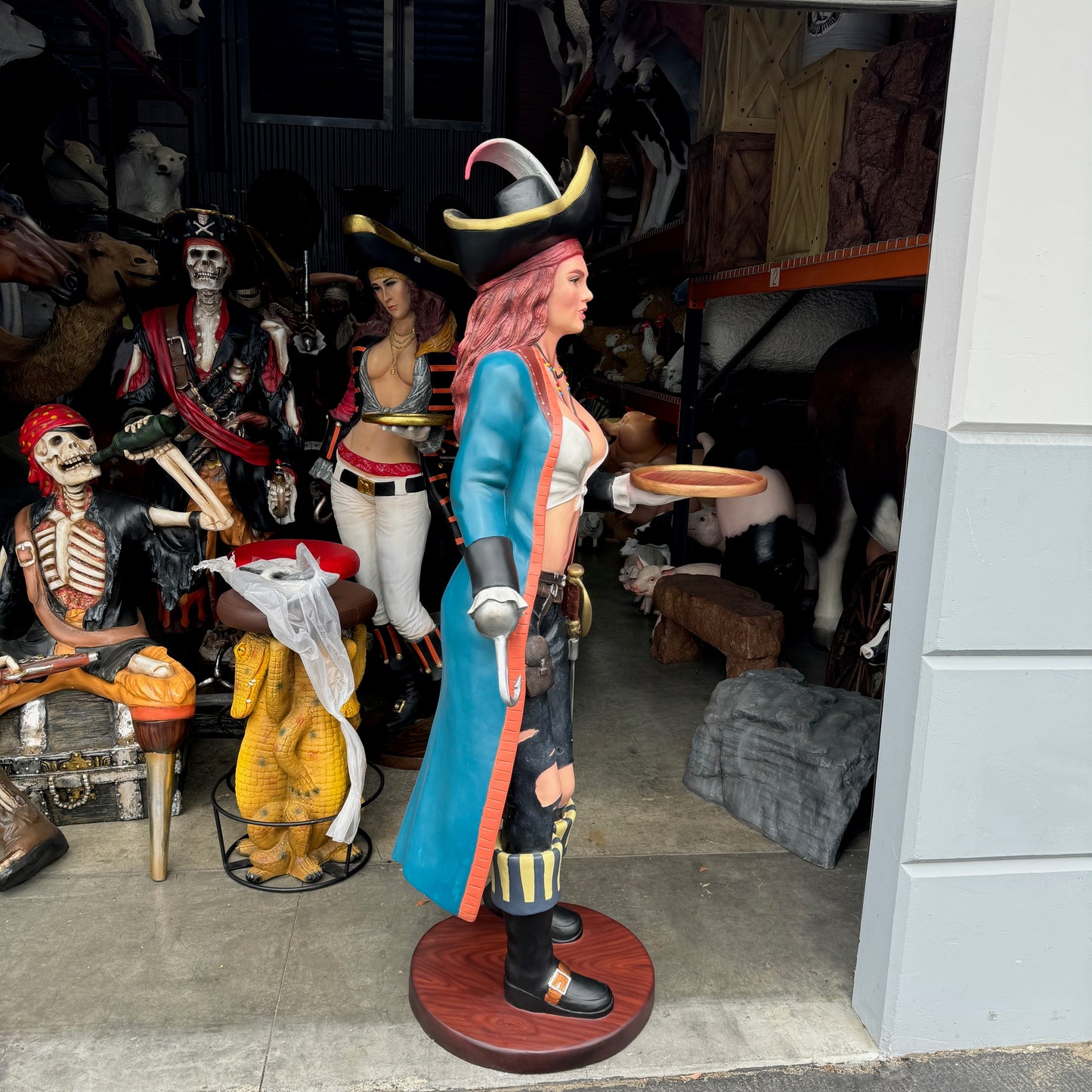 Pirate Lady Anne Life Size Statue