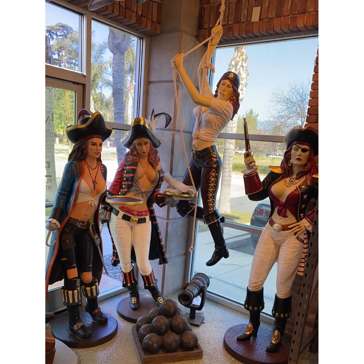 Pirate Lady Anne Life Size Statue