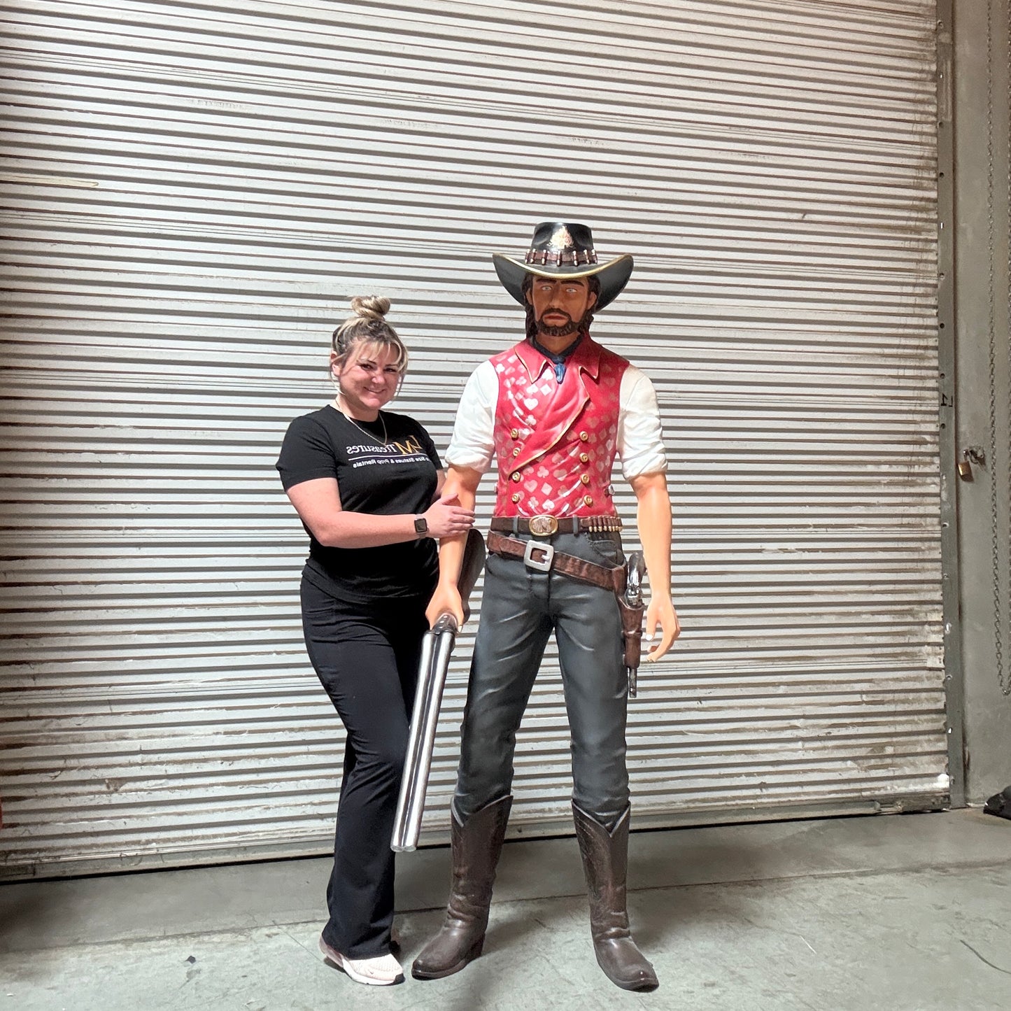 Cowboy Gunslinger Jesse Life Size Statue