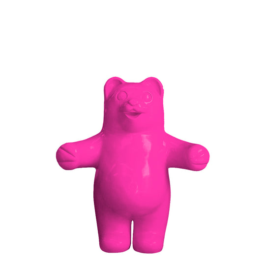 Large Pink Gummy Bear Statue