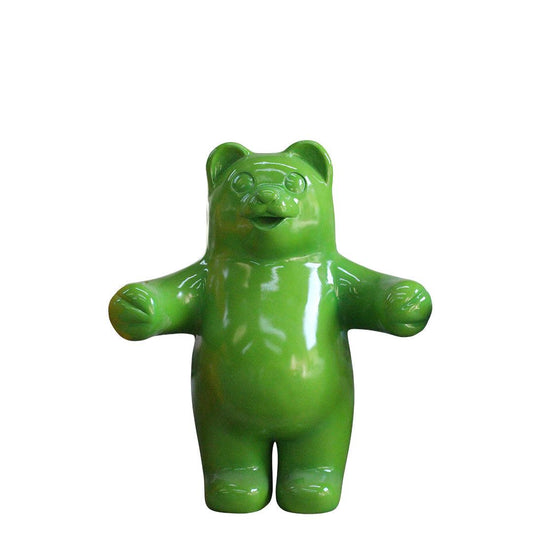 Large Green Gummy Bear Statue - LM Treasures Prop Rentals 