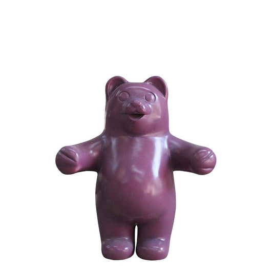 Large Purple Gummy Bear Statue