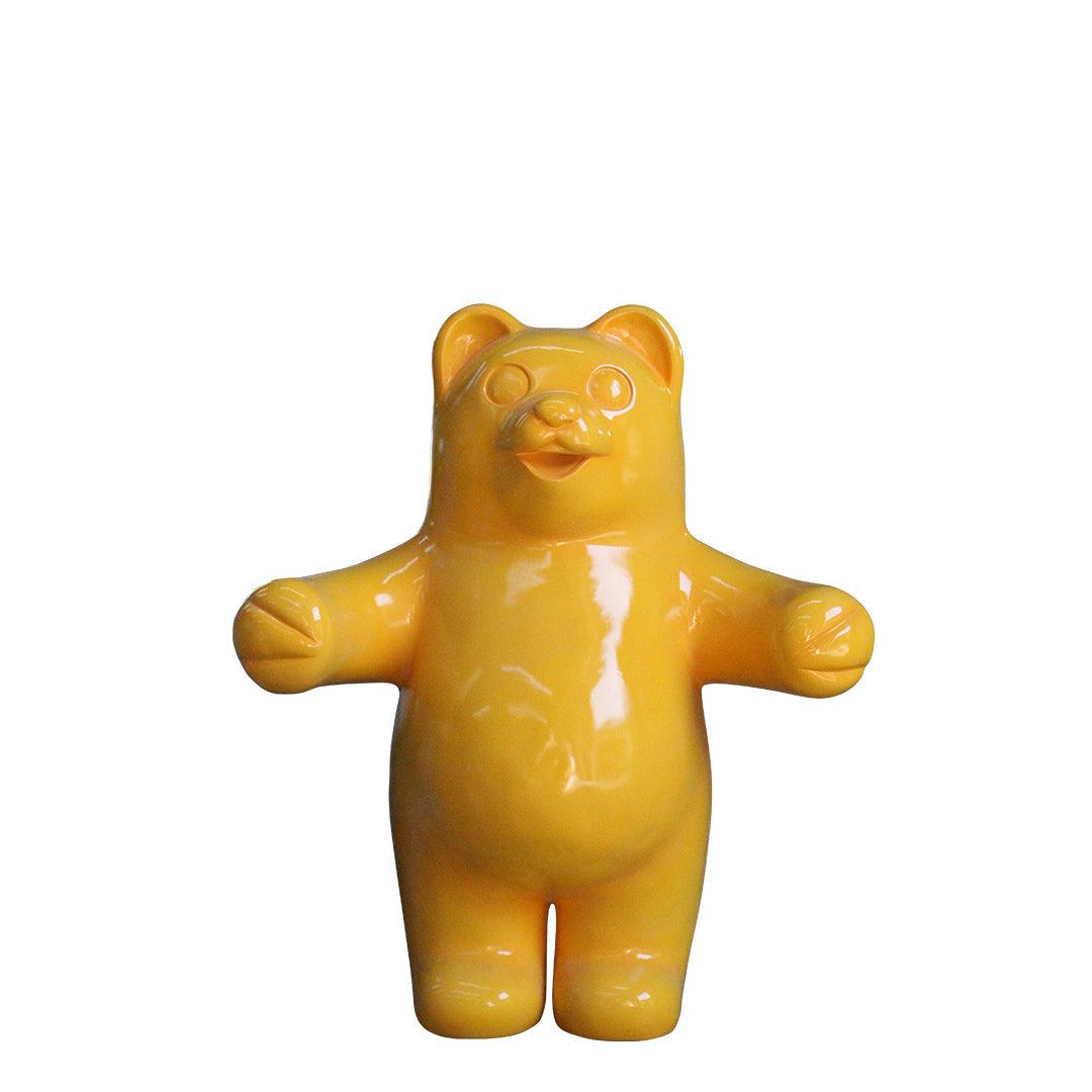 Large Yellow Gummy Bear Statue - LM Treasures Prop Rentals 