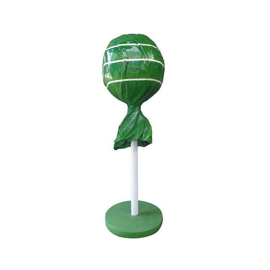 Large Green Lollipop Statue - LM Treasures Prop Rentals 