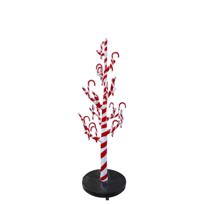 Candy Cane Tree Statue