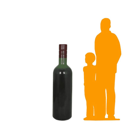 Wine Bottle Statue