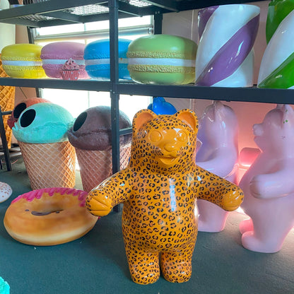 Large Cheetah Gummy Bear Statue