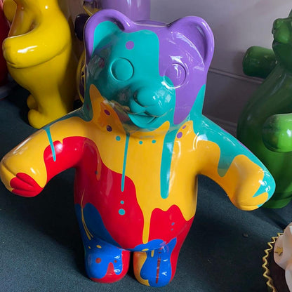 Large Drip Gummy Bear Statue