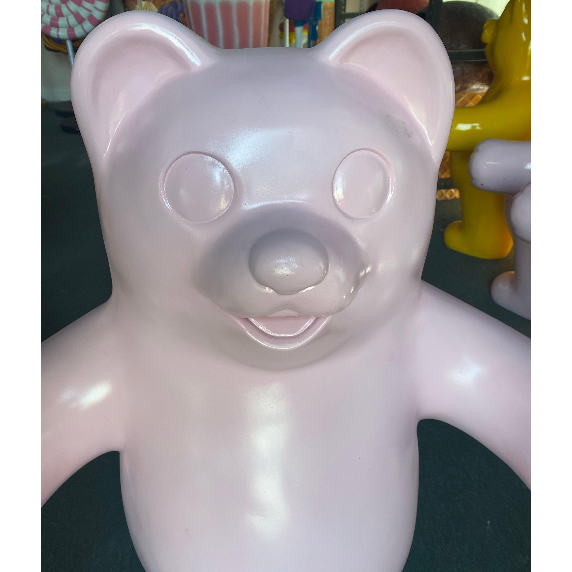 Large Pink Gummy Bear Statue - LM Treasures Prop Rentals 