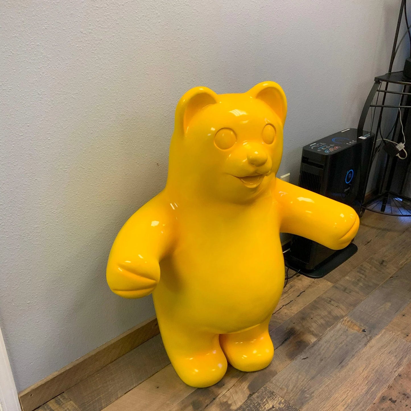 Large Yellow Gummy Bear Statue