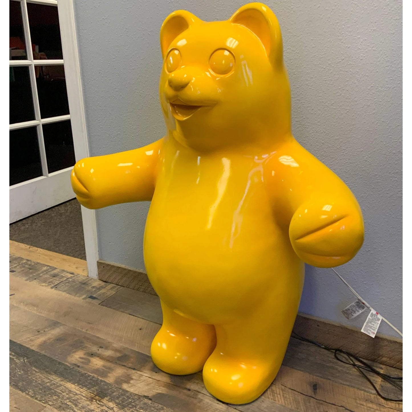 Large Yellow Gummy Bear Statue