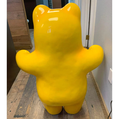 Large Yellow Gummy Bear Statue