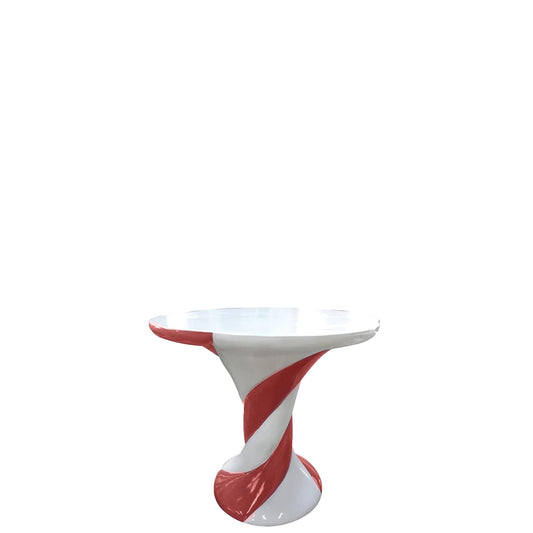 Red Marshmallow Table Statue - LM Treasures Prop Rentals 