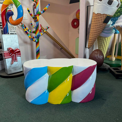 Marshmallow Double Stool Statue