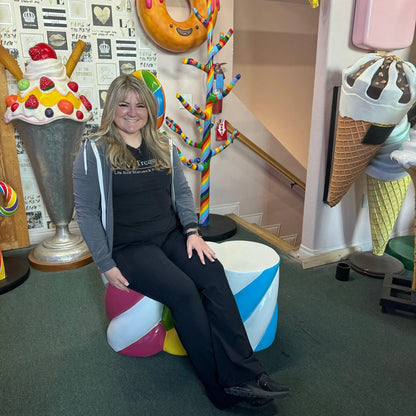 Marshmallow Double Stool Statue