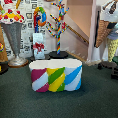 Marshmallow Double Stool Statue