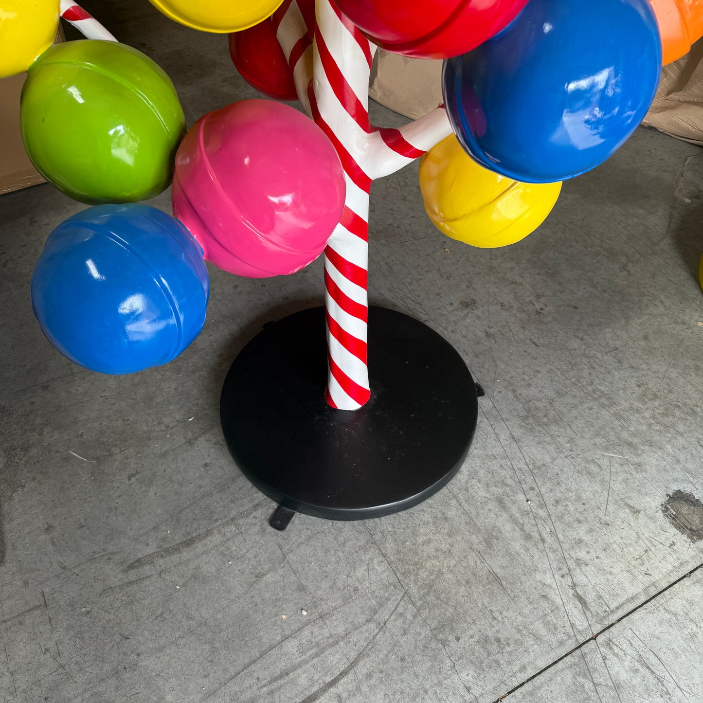 Gum Ball Candy Tree Statue