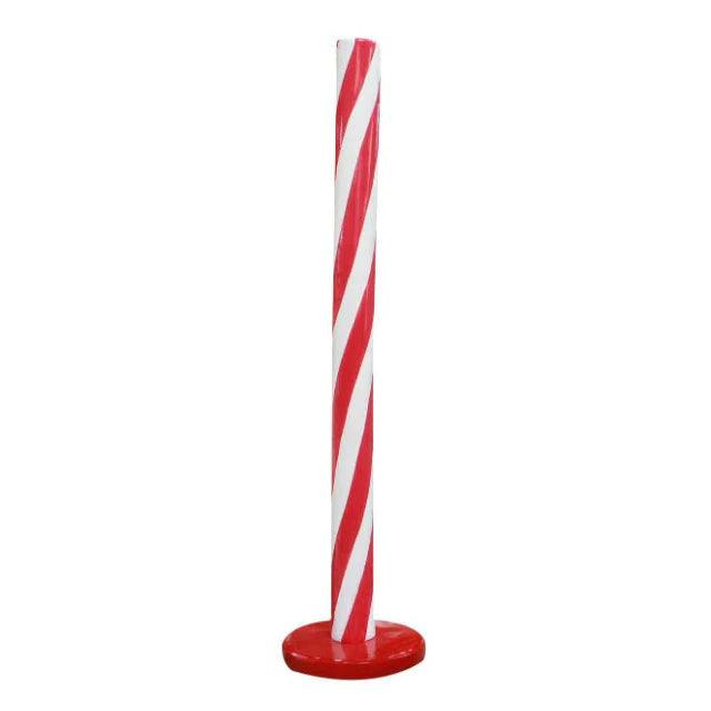 Red Candy Stick Statue
