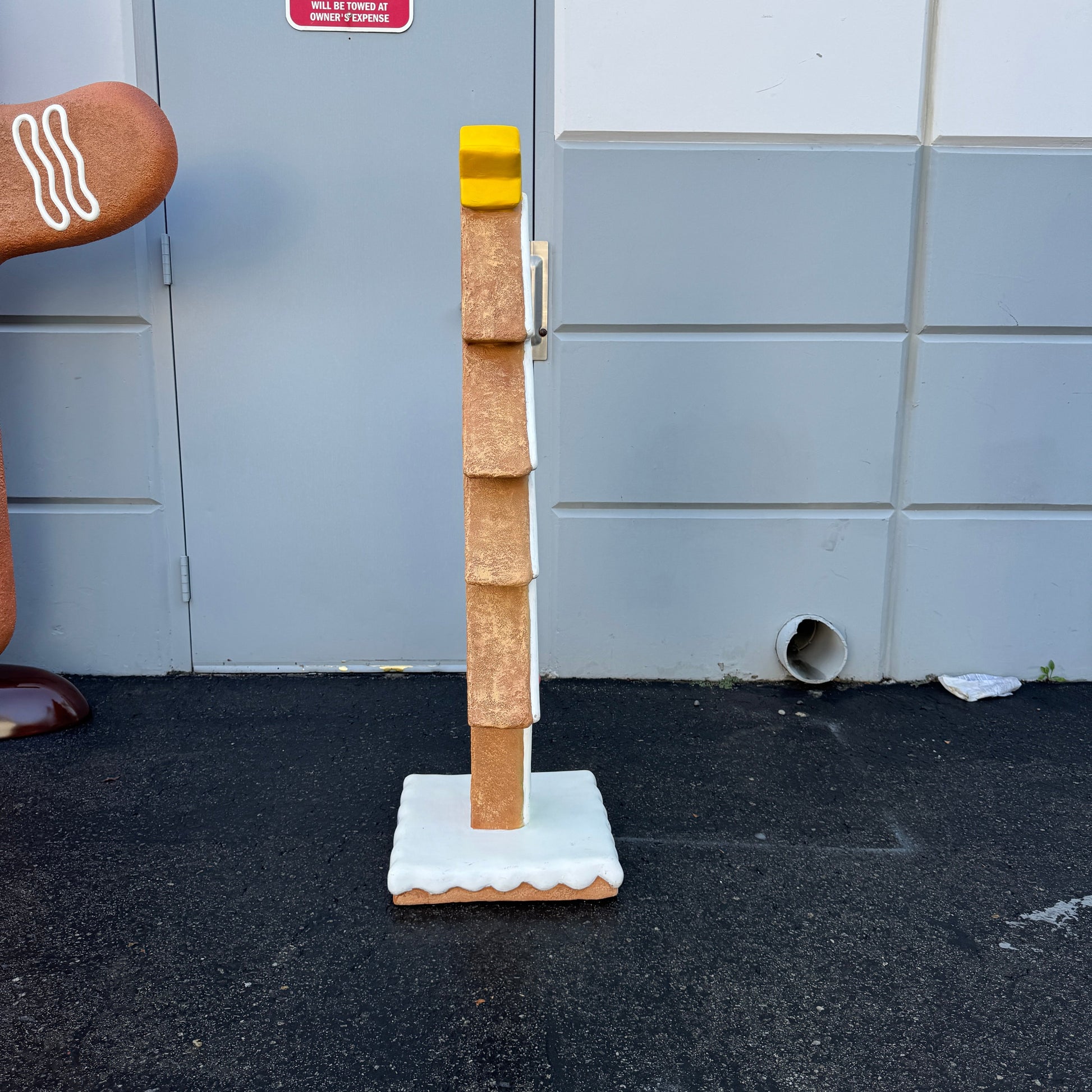 Small Gingerbread Christmas Tree Statue S0131-S097-PT